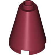 Nose Cone 2X2X2 - Dark Red