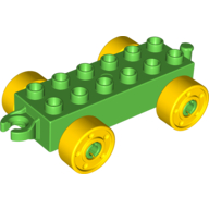 Duplo Chassis 2X6 - Bright Green
