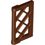 Lattic 1/2 For Frame 1X4X3 - Reddish Brown