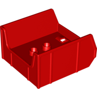 Duplo Dump Body 4X4X2 - Bright Red