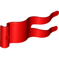 Flag 4X2X1 - Bright Red