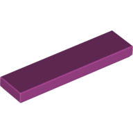 Flat Tile 1X4 - Bright Reddish Violet