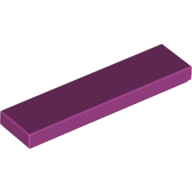 Flat Tile 1X4 - Bright Reddish Violet