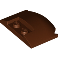 Plate W. Bow 3X4X2/3 W. Knobs - Reddish Brown