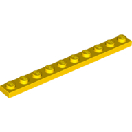 Plate 1X10 - Bright Yellow
