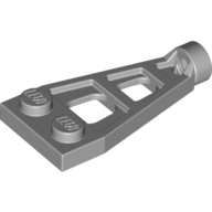 Plate 1X2X4 W. Tube - Medium Stone Grey