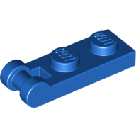 Plate 1X2 W/Shaft Minuscule3.2 - Bright Blue