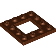 Frame Plate 4X4 - Reddish Brown