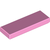 Flat Tile 1X3 - Light Purple