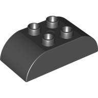 Brick 2X4 W. Bows - Black