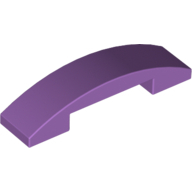 Plate W. Bow 1X4X2/3 - Medium Lavender
