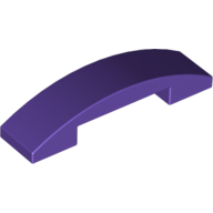 Plate W/ Bow 1X4X2/3 - Medium Lilac