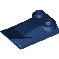 Plate W. Bows 2X3 - Earth Blue