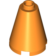 Nose Cone 2X2X2 - Bright Orange