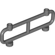 Balustrade 1X8X2 - Dark Stone Grey