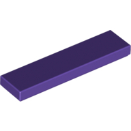 Flat Tile 1X4 - Medium Lilac