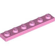 Plate 1X6 - Light Purple