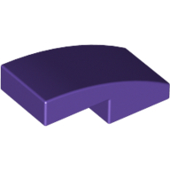 Plate W. Bow 1X2X2/3 - Medium Lilac