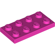 Plate 2X4 - Bright Purple