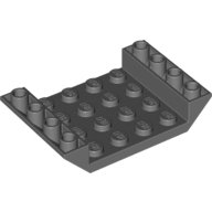 Inv. Roof Tile 4X6, 3XMinuscule4.9 - Dark Stone Grey