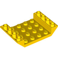 Inv. Roof Tile 4X6, 3XMinuscule4.9 - Bright Yellow