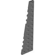 Left Plate W. Angle 3X12 - Dark Stone Grey