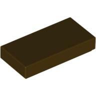 Flat Tile 1X2 - Dark Brown