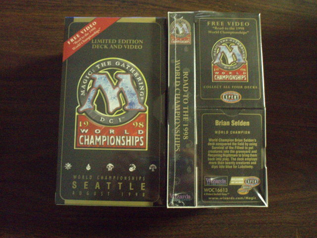 1998 world champion mtg card Lobotomy (Brian Selden) [World Championship Decks 1998] World Champion World Champion Brian Seldens deck conquered the field by using Survival of the Fittest to put creatures into the graveyard and Recurring Nightmare to bring them back into play Reflecting Pool (Brian Selden) [World