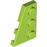 Left Plate 2X3 W/Angle - Bright Yellowish Green