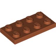Plate 2X4 - Dark Orange