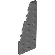 Left Plate 3X8 W/Angle - Dark Stone Grey