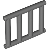 Lattice Plate 1X4X3 - Dark Stone Grey