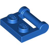 Plate 1X2 W. Stick 3.18 - Bright Blue
