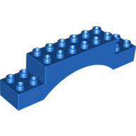 Brick 2X10X2 Arch - Bright Blue