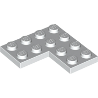 Corner Plate 2X4X4 - White