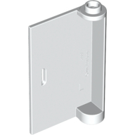 Left Door W/Knob Hinge 1X3X4 - White