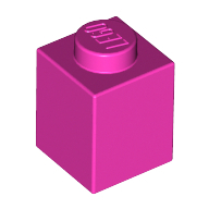 Brick 1X1 - Bright Purple
