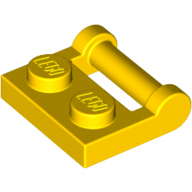 Plate 1X2 W. Stick 3.18 - Bright Yellow