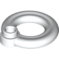 Lifebuoy With Knob - White