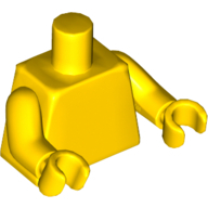 Mini Upper Part No 1265 - Bright Yellow