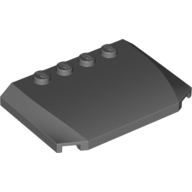 Plate 4X6X2/3 - Dark Stone Grey