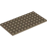 Plate 6X12 - Sand Yellow