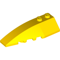 Left Shell 2X6 W/Bow/Angle - Bright Yellow