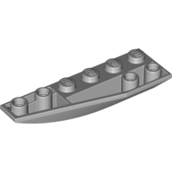 Left Shell 2X6W/Bow/Angle,Inv - Medium Stone Grey