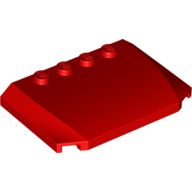 Plate 4X6X2/3 - Bright Red