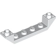 Inverted Roof Tile 6X1X1 - White