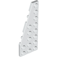 Left Plate 3X8 W/Angle - White