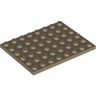 Plate 6X8 - Sand Yellow