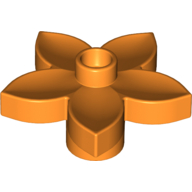 Duplo Flower - Bright Orange