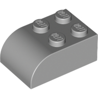 Brick 2X3 W. Arch - Medium Stone Grey
